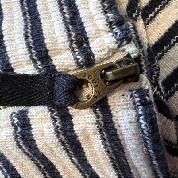 Joules blouse - blue & white stripes- back zipper- size 4 - Picture 9 of 9